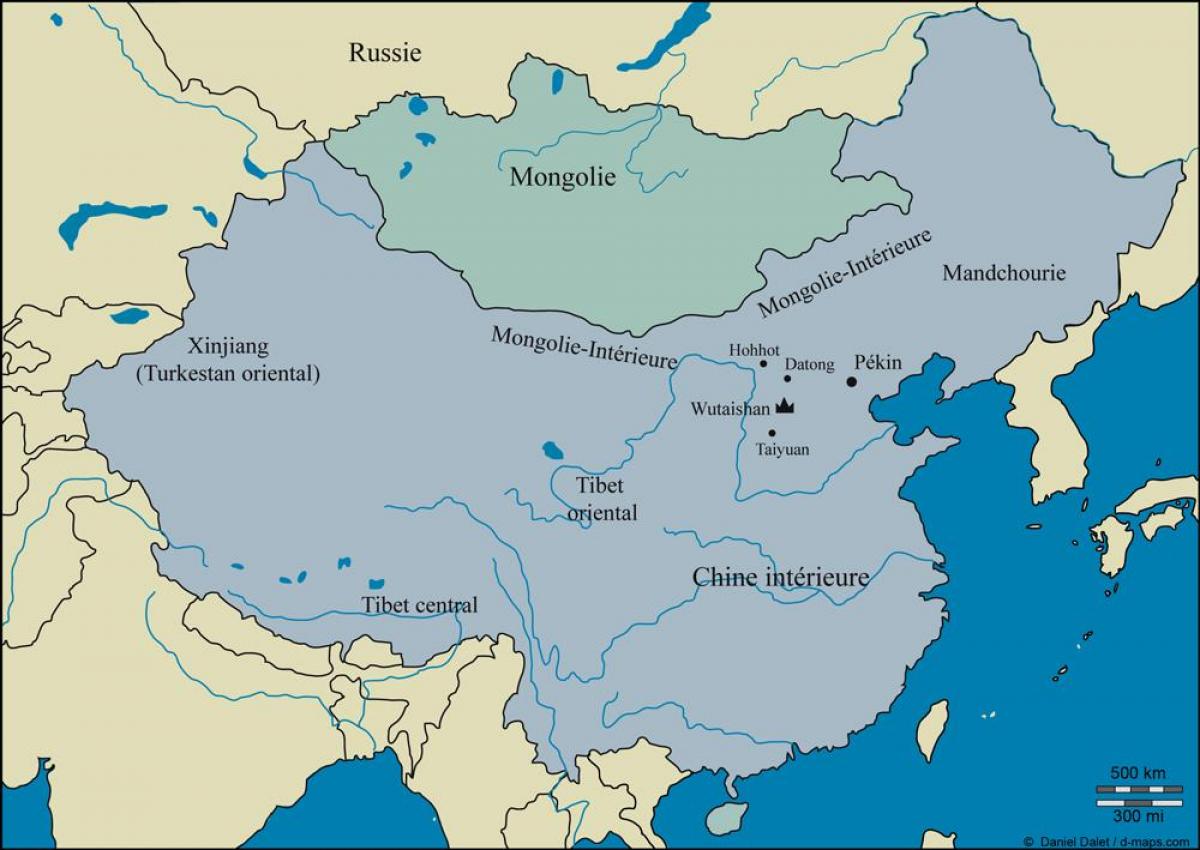 mapa pekin