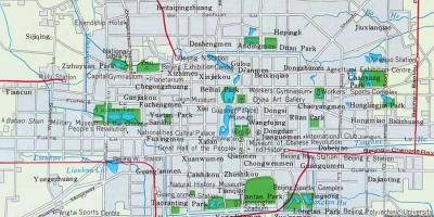 Mapa mesta Peking