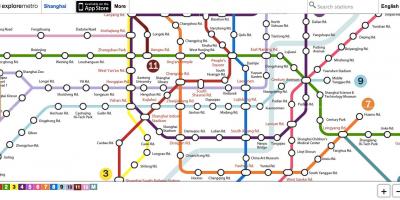 Preskúmať Pekingu metro mapu