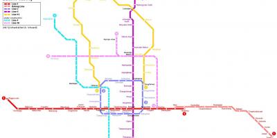 Mapu Pekingu podzemné mesto