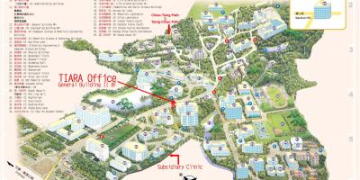 Tsinghua university campus mapu