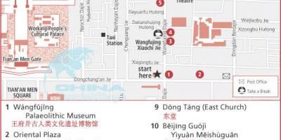 Wangfujing street mape